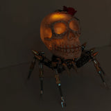 3D Metal Spider Skull Night Light Puzzle Model Kit for Halloween Decoration