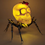 3D Metal Spider Skull Night Light Puzzle Model Kit for Halloween Decoration