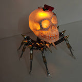 3D Metal Spider Skull Night Light Puzzle Model Kit for Halloween Decoration