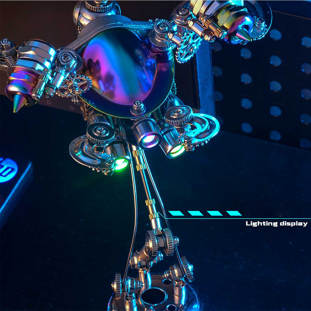3D Punk Turtle Metal Puzzle Model Ocean Series – metalkitor