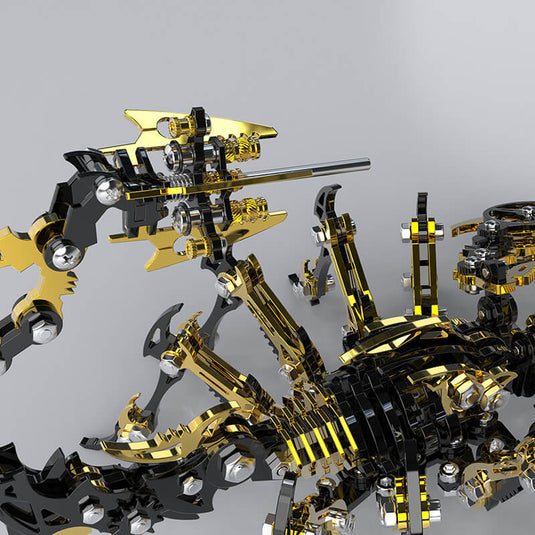 Metalkitor Scorpion - Kits de Rompecabezas de Metal 3D para Adultos y Adolescentes, 454 Piezas, Modelos de Montaje mecánico, 4 Horas para Construir, Decoraciones (Azul y Negro Metalkitor Scorpion - Kits de Rompecabezas de Metal 3D para Adultos y Adolescentes, 454 Piezas, Modelos de Montaje mecánico, 4 Horas para Construir, Decoraciones (Azul y Negro