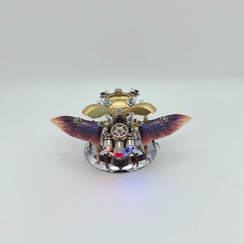 Load image into Gallery viewer, 450PCS Steampunk Mechanical Beetle Puzzle Model Kit Insect Series
