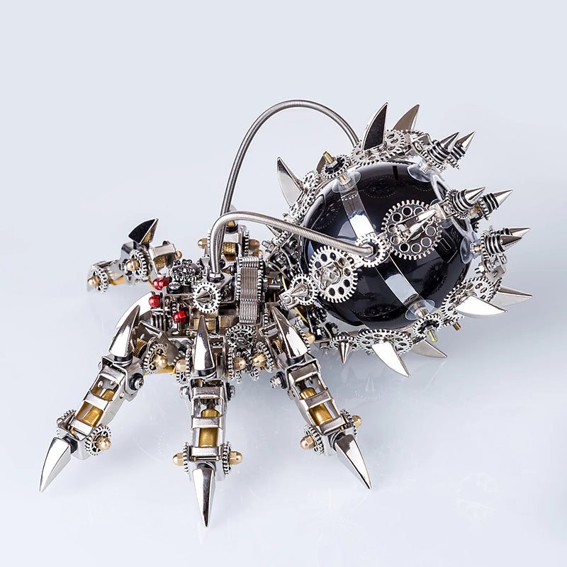 Load image into Gallery viewer, 800pcs+ DIY 3D Metal Spider King Model Kit Bluetooth Speaker Assembly Difficult Puzzle
