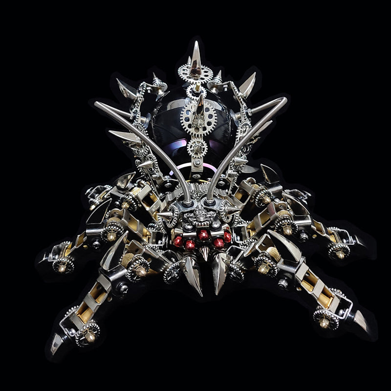 800 stcs+ DIY 3D Metal Spider King Model Kit Bluetooth -luidspreker Assemblage Moeilijke puzzel