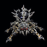 800 stcs+ DIY 3D Metal Spider King Model Kit Bluetooth -luidspreker Assemblage Moeilijke puzzel