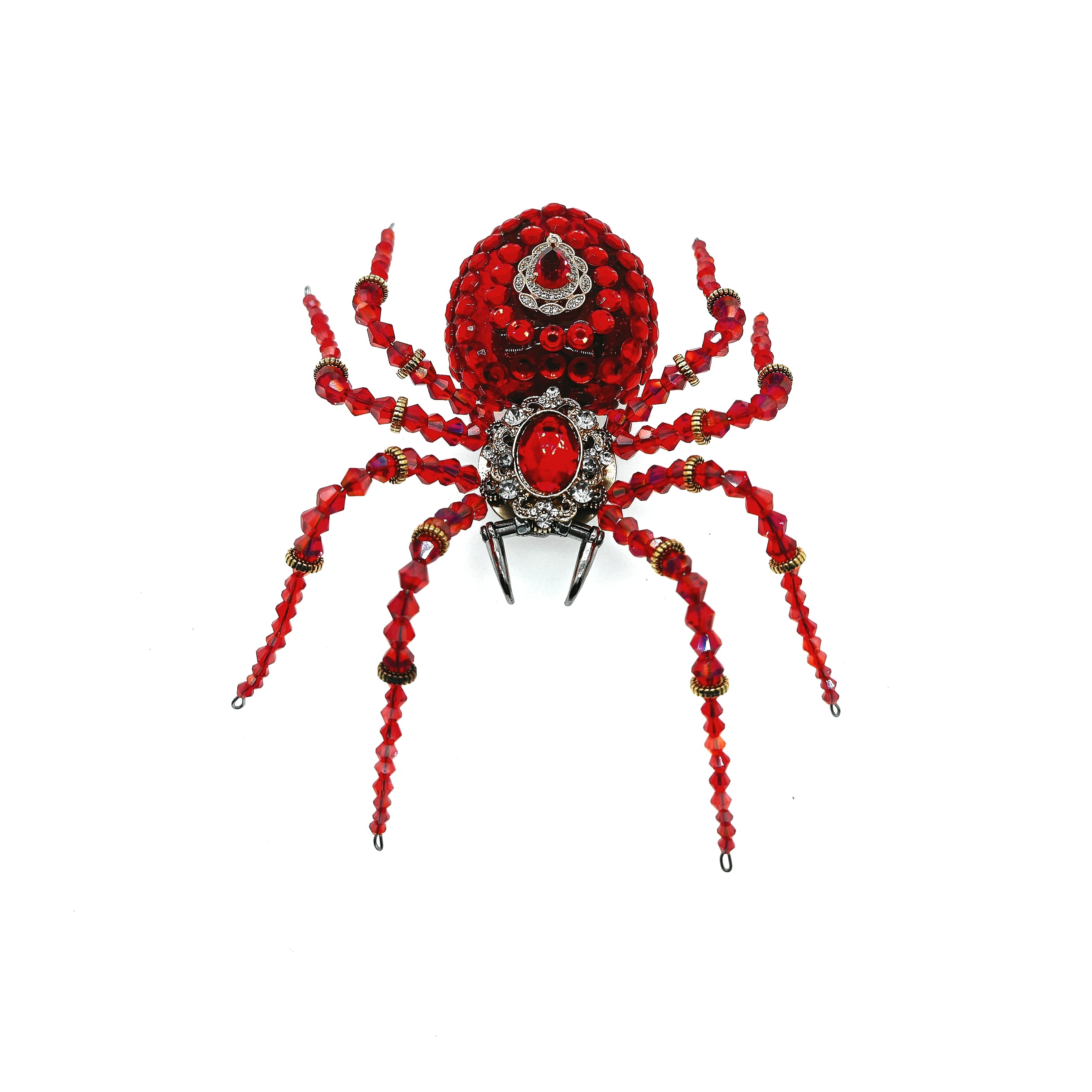 Steampunk Mechanical Crystal Spider 3D Metal Model Building Kit