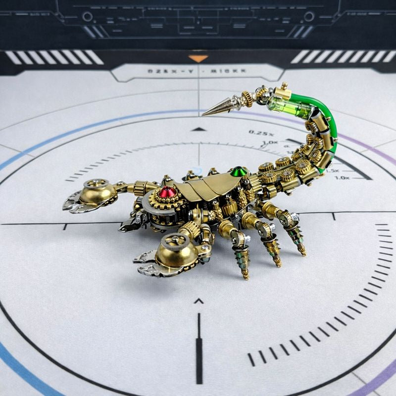Steampunk Mechanical Scorpion Precision Metal Assembly Model