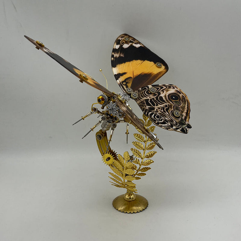 Laden Sie das Bild in Galerie -Viewer, {Steampunk butterfly Delias mysis 200PCS 3D metal puzzle model kit
