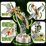 Bionic Mechanical Hummingbird 3D Metal Model Kit