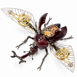 Steampunk Mechanical Stag Beetle 3D Metal Model Kit for Adults and Kids