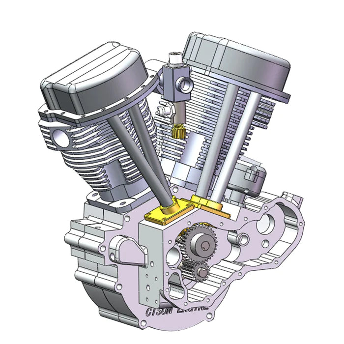 Load image into Gallery viewer, CISON FG-VT9 9cc V2 Motorcycle RC Engine Model Kit
