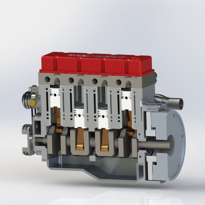 Laad de afbeelding in galerijviewer, CISON L4-175 4-cylinder 4-stroke 8000 rpm gasoline engine model kit
