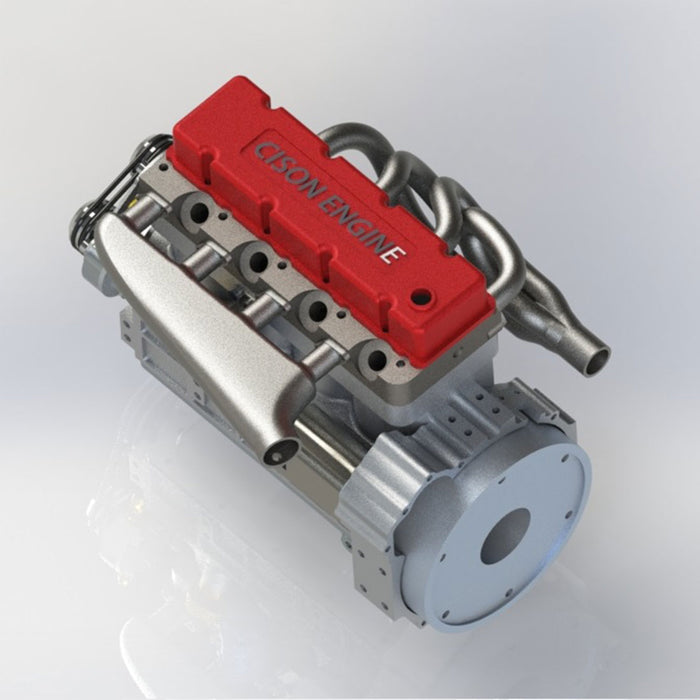 Laden Sie das Bild in Galerie -Viewer, {CISON L4-175 4-cylinder 4-stroke 8000 rpm gasoline engine model kit
