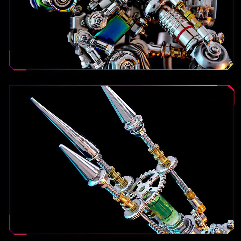Laad de afbeelding in galerijviewer, Cyberpunk Diving Ape 3D Metal Puzzle Model Kit with Base
