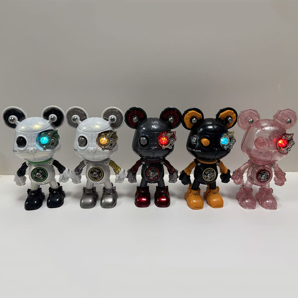 Cyberpunk Mecha Bear 3D Metal Assembly Model Kit