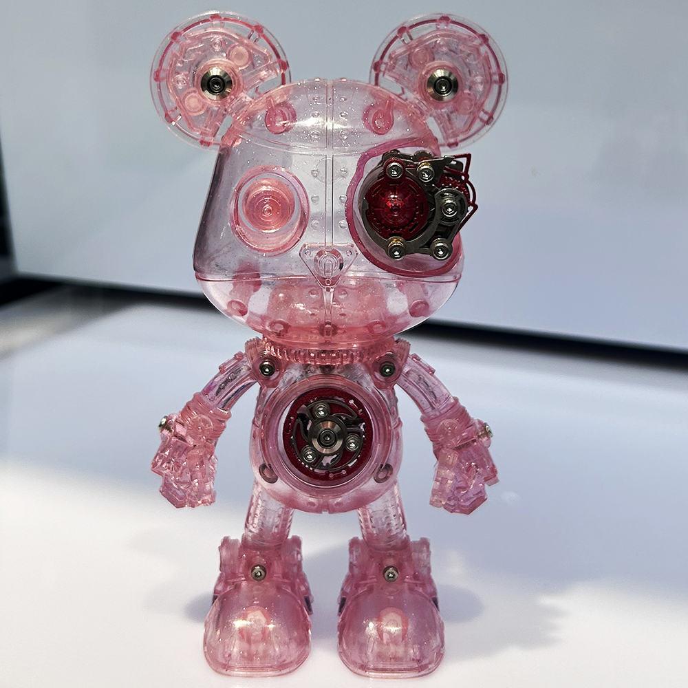 Cyberpunk Mecha Bear 3D Metal Assembly Model Kit