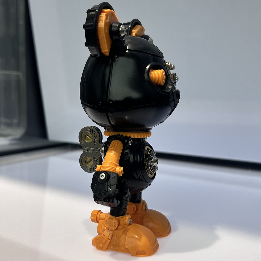 Cyberpunk Mecha Bear 3D Metal Assembly Model Kit