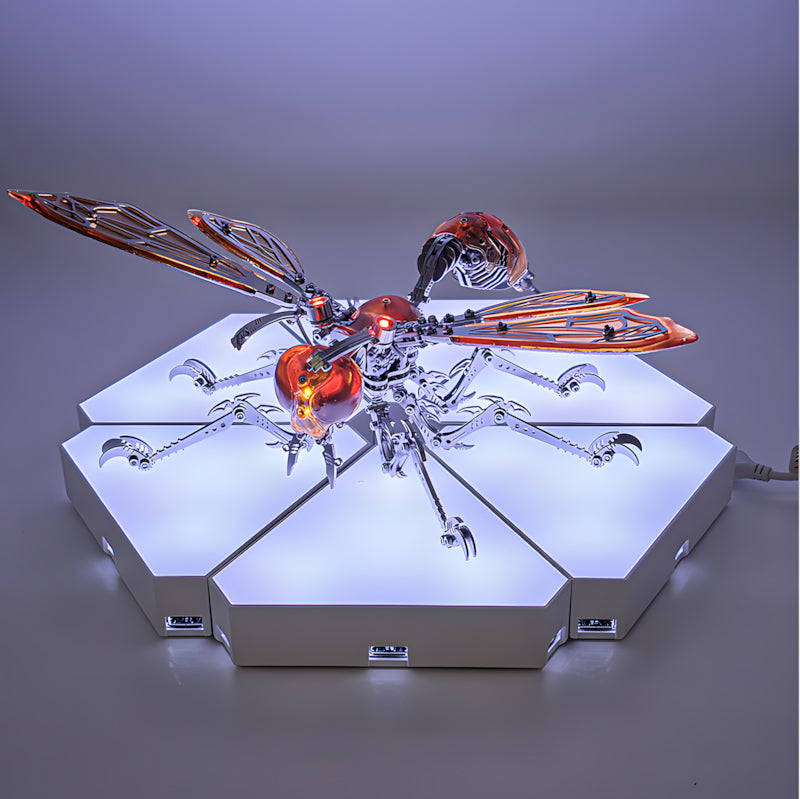 Cyberpunk Mecha Hornet Wasp Premium Metal Model Kit Insect Series