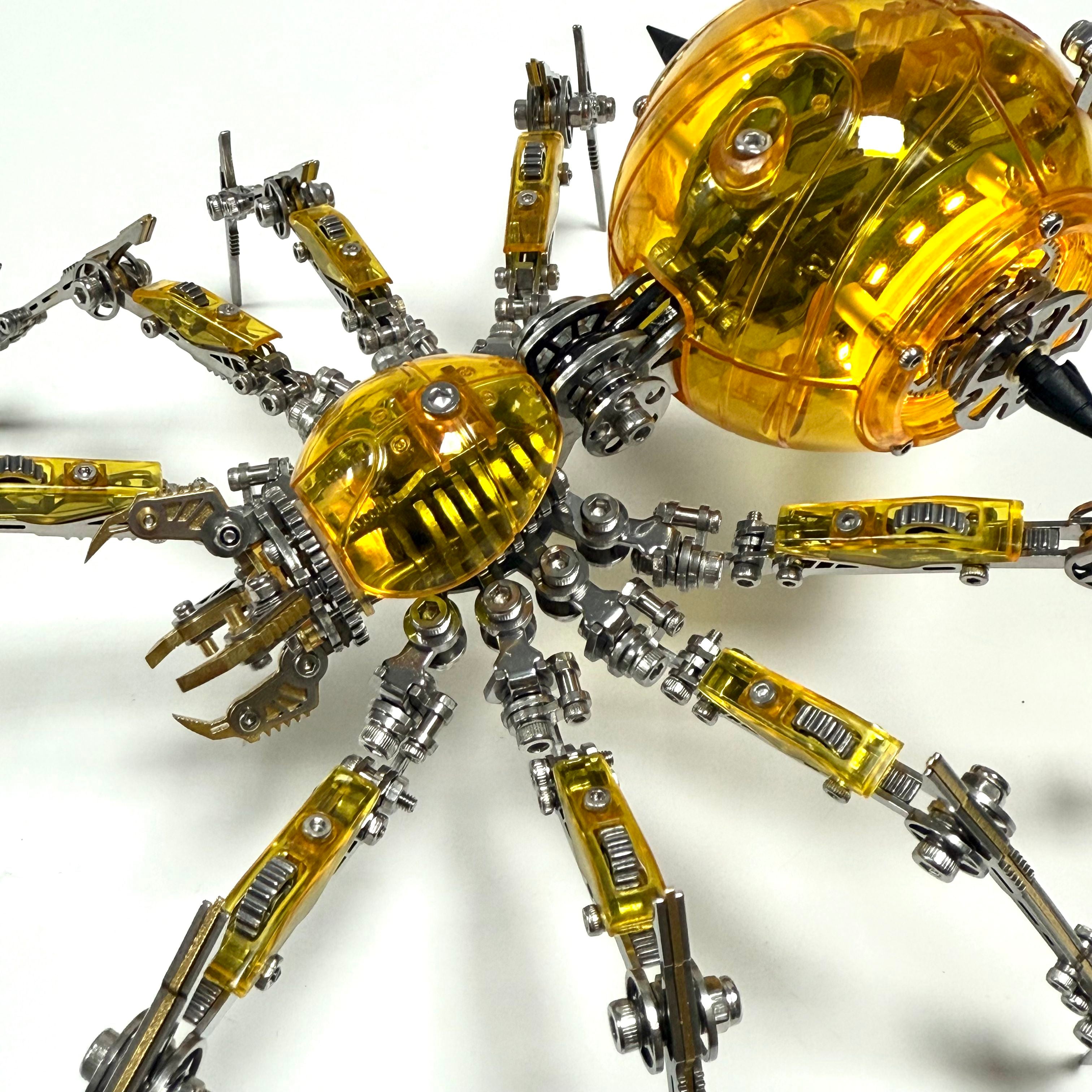 Cyberpunk Mechanical Mecha Battle Spider 3D Model Kit for Adults