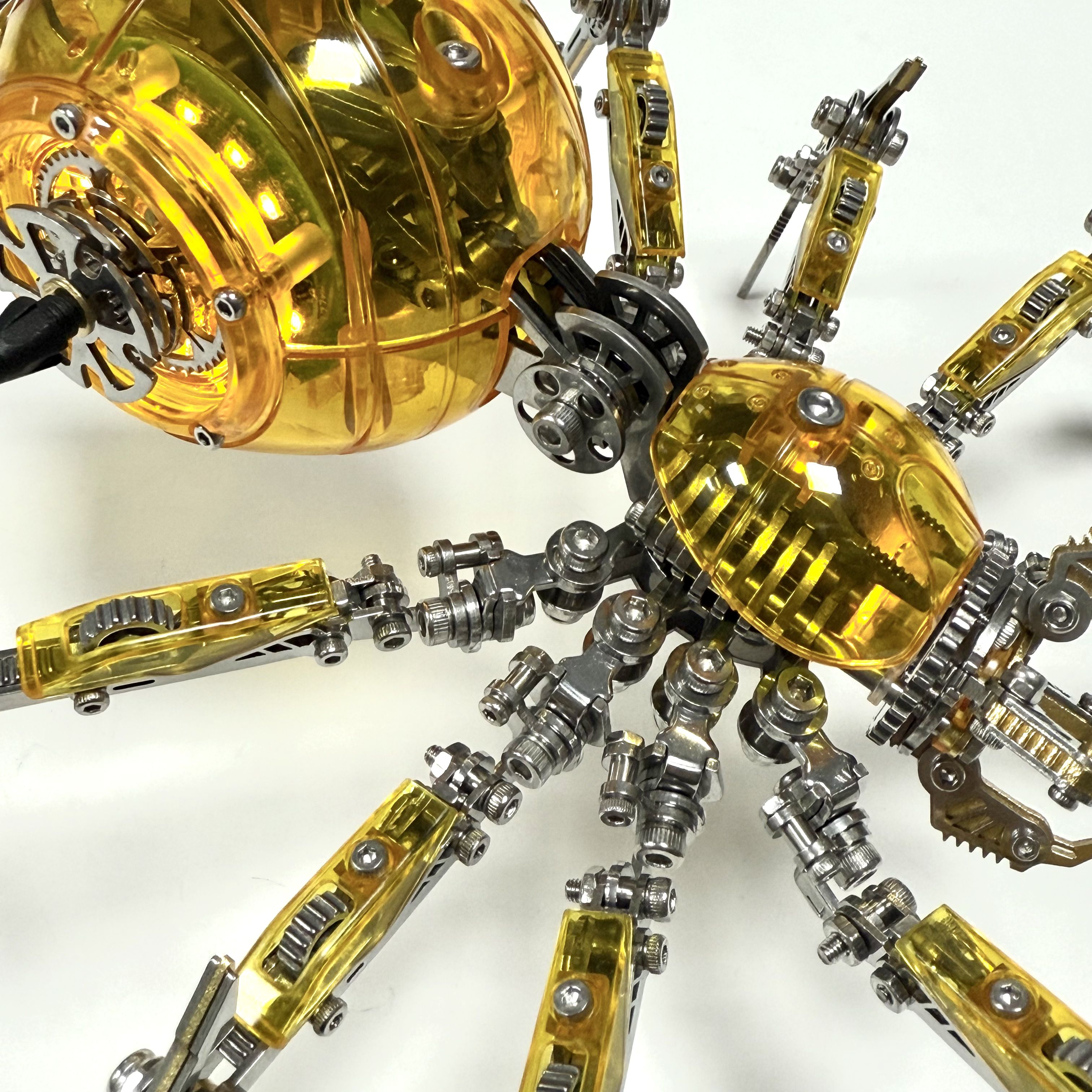Cyberpunk Mechanical Mecha Battle Spider 3D Model Kit for Adults
