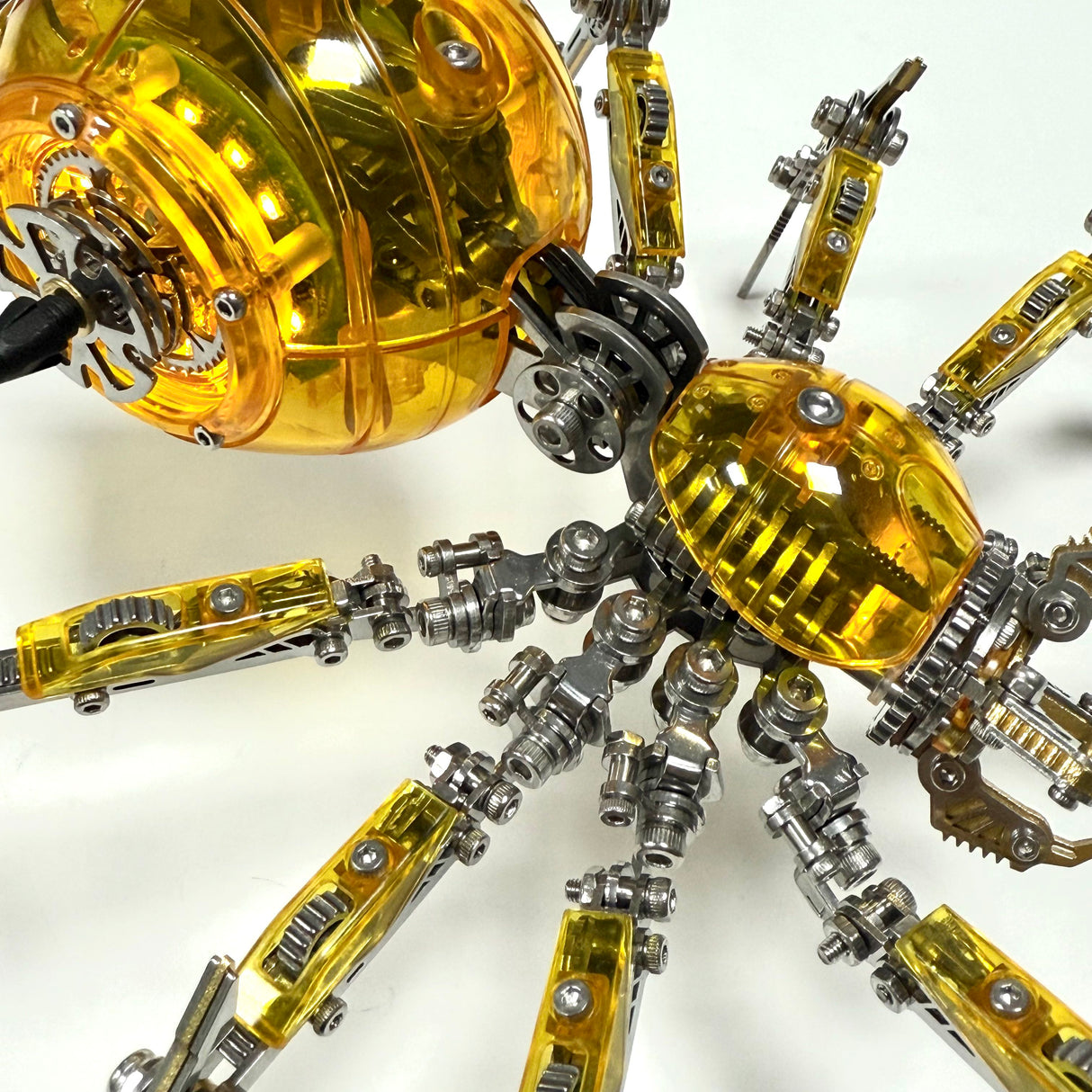 Cyberpunk Mechanical Mecha Battle Spider 3D Model Kit for Adults