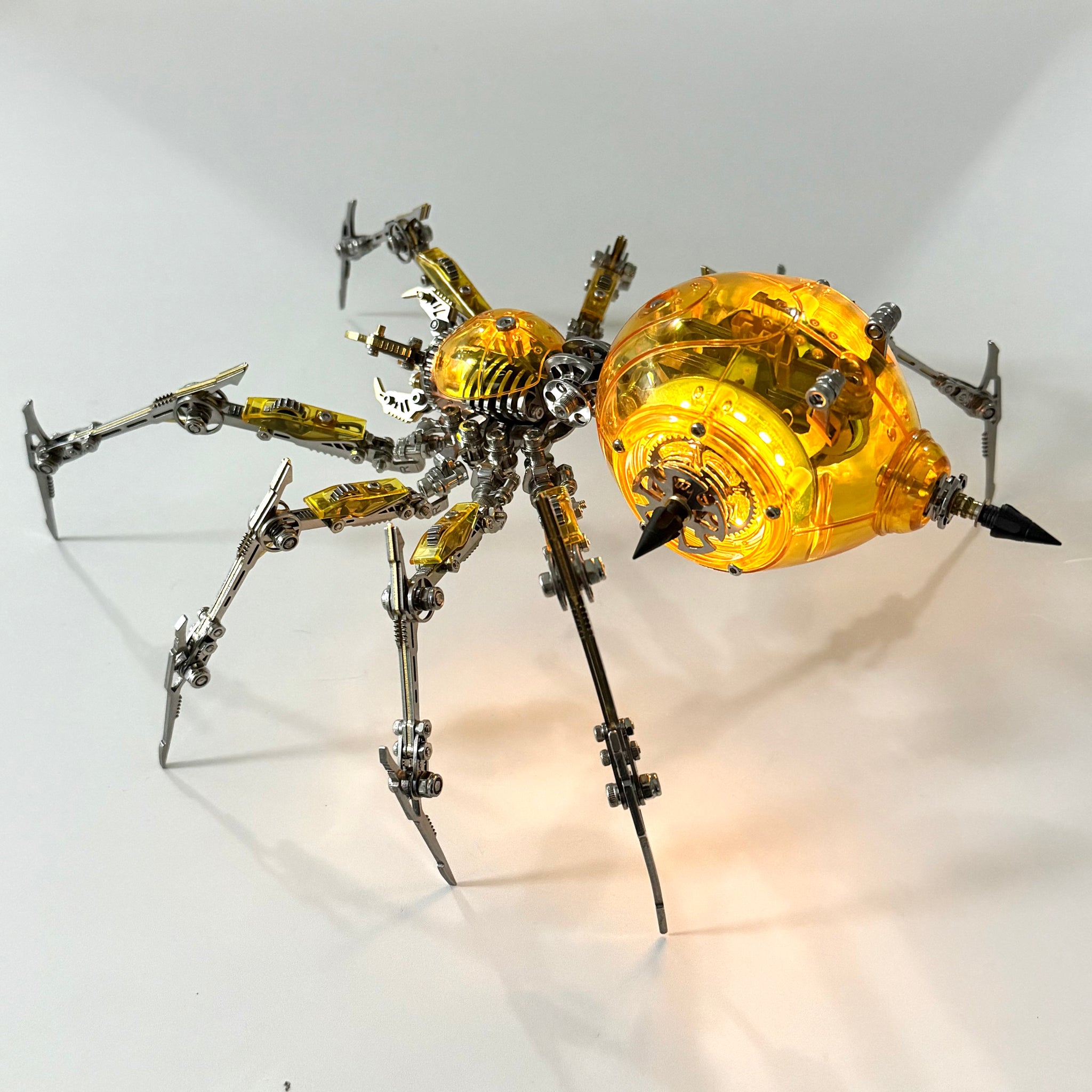 Cyberpunk Mechanical Mecha Battle Spider 3D Model Kit for Adults