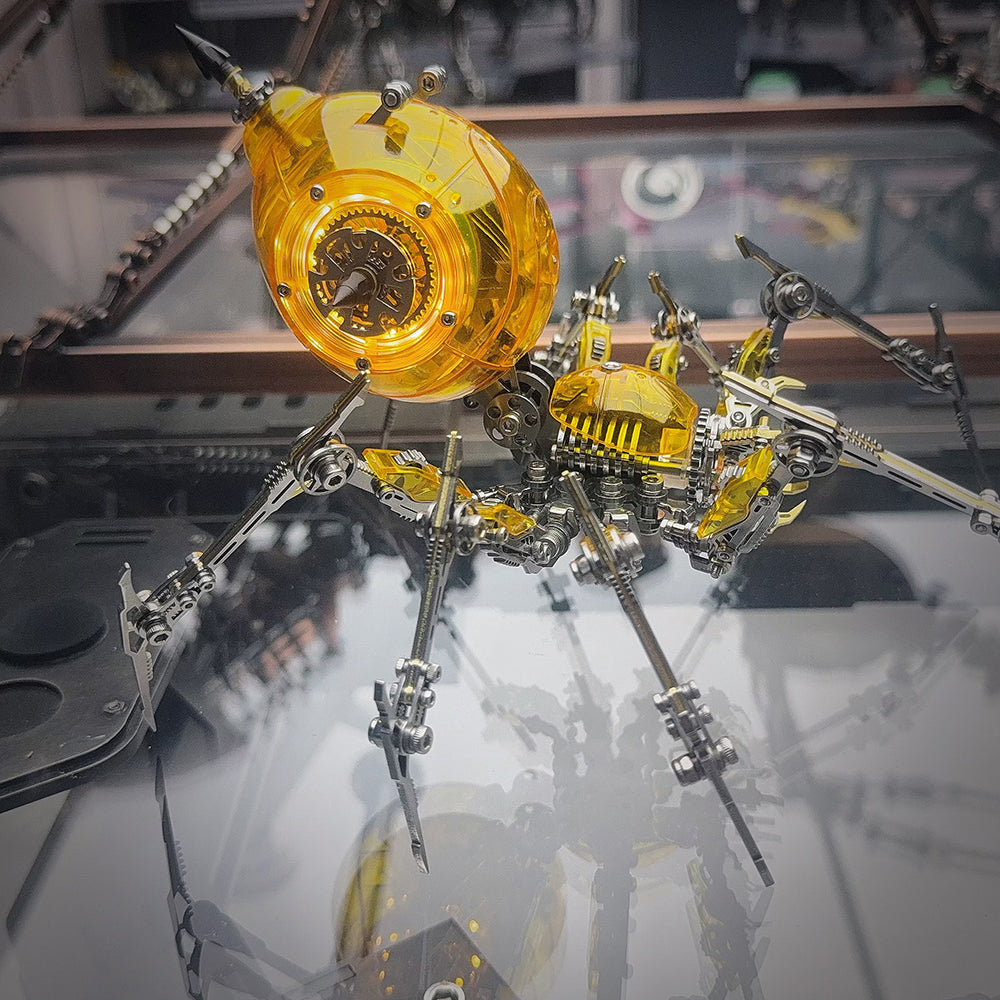 Cyberpunk Mechanical Mecha Battle Spider 3D Model Kit for Adults