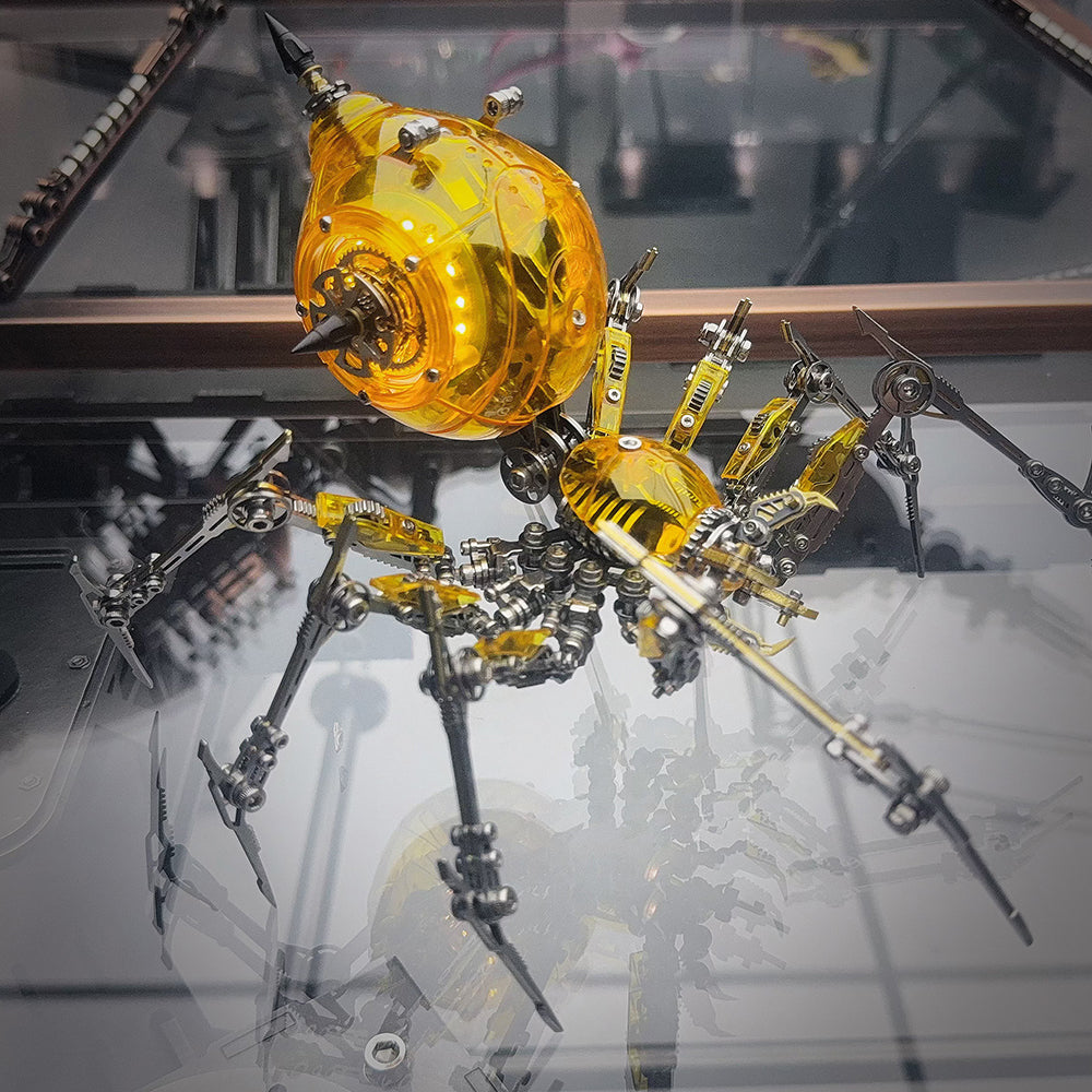 Cyberpunk Mechanical Mecha Battle Spider 3D Model Kit for Adults