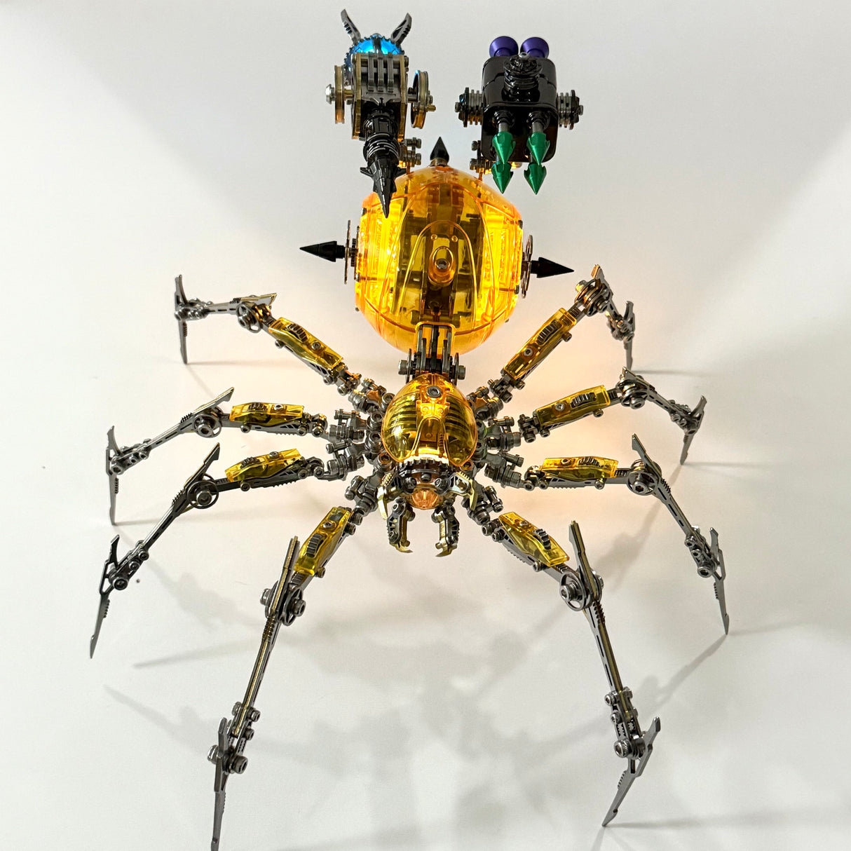 Cyberpunk Mechanical Mecha Battle Spider 3D Model Kit for Adults