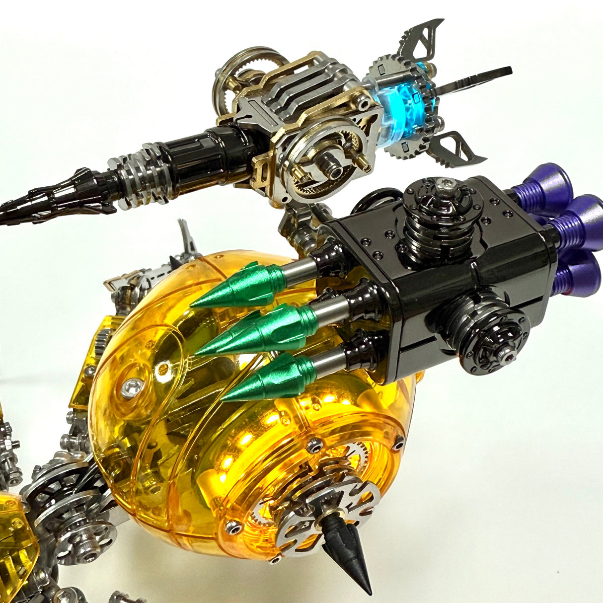 Cyberpunk Mechanical Mecha Battle Spider 3D Model Kit for Adults