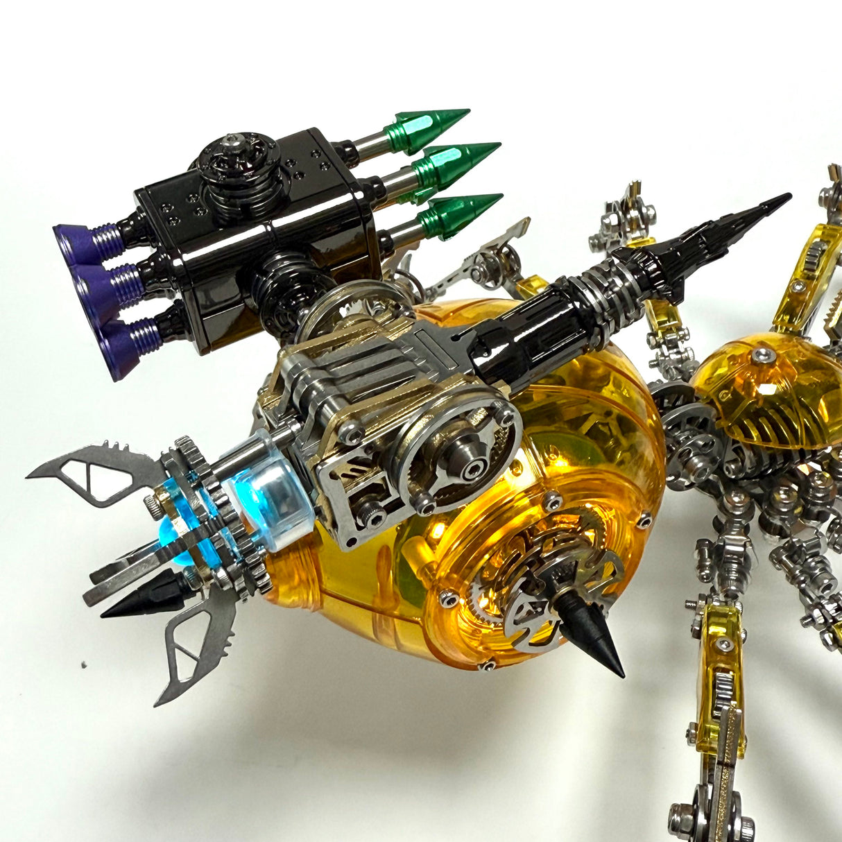 Cyberpunk Mechanical Mecha Battle Spider 3D Model Kit for Adults