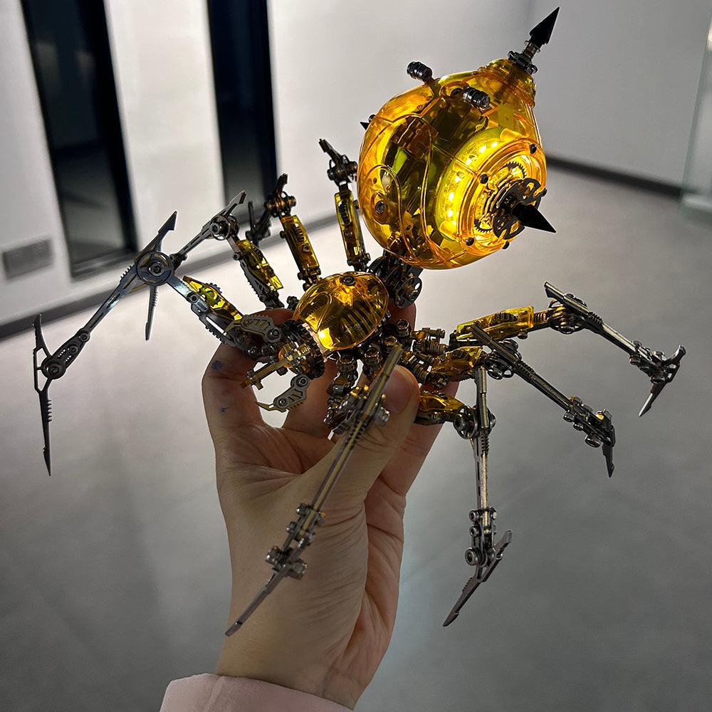 Cyberpunk Mechanical Mecha Battle Spider 3D Model Kit for Adults