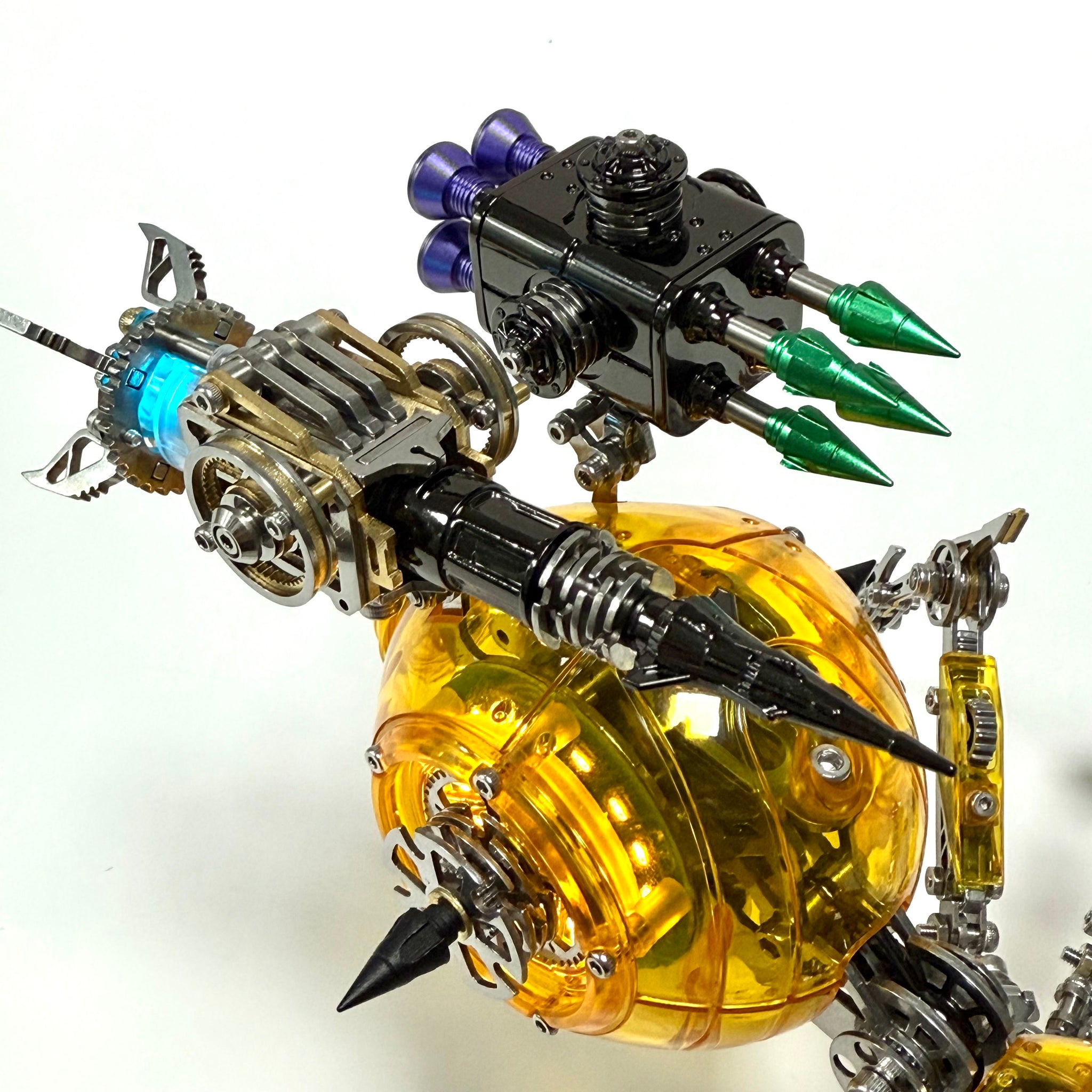 Cyberpunk Mechanical Mecha Battle Spider 3D Model Kit for Adults