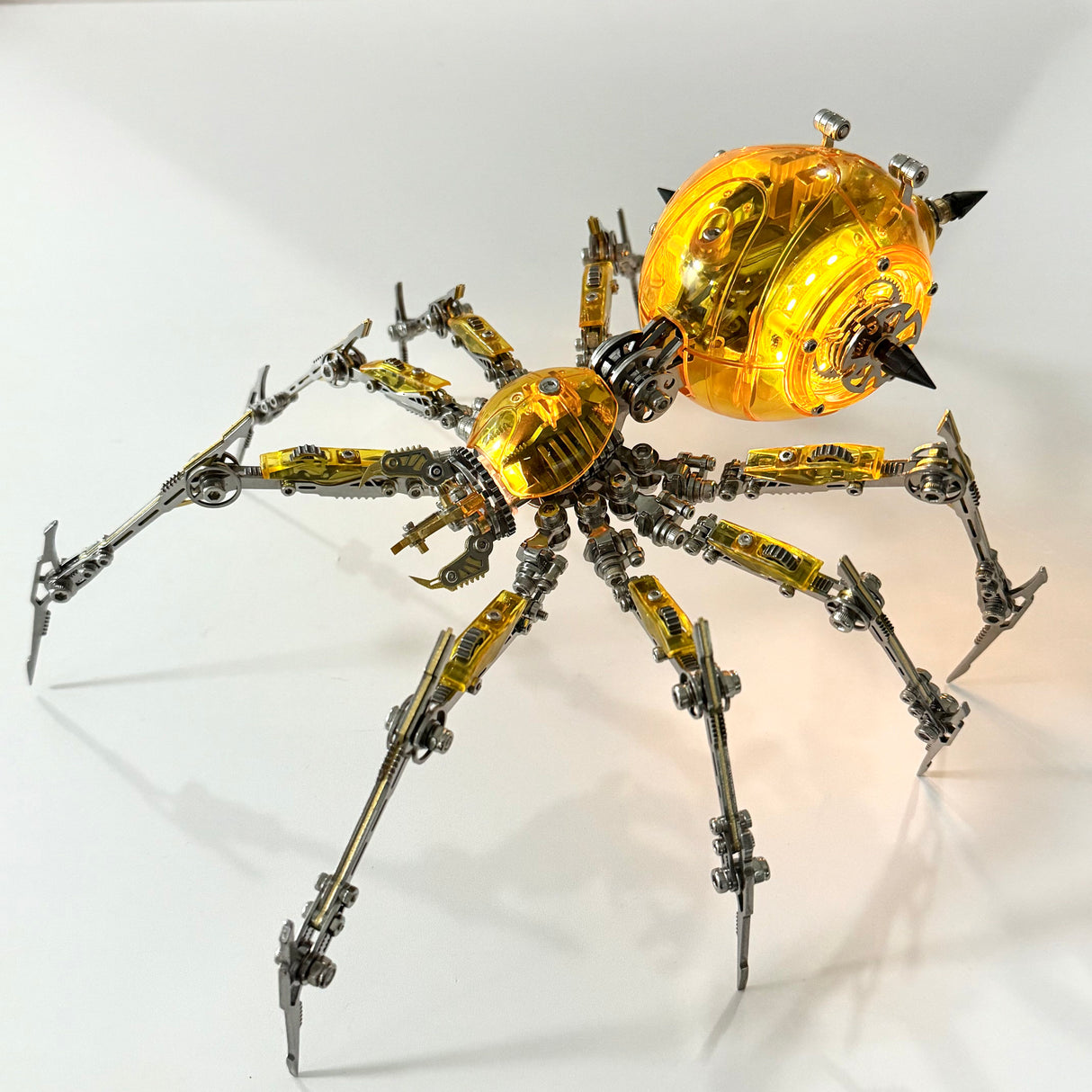 Cyberpunk Mechanical Mecha Battle Spider 3D Model Kit for Adults