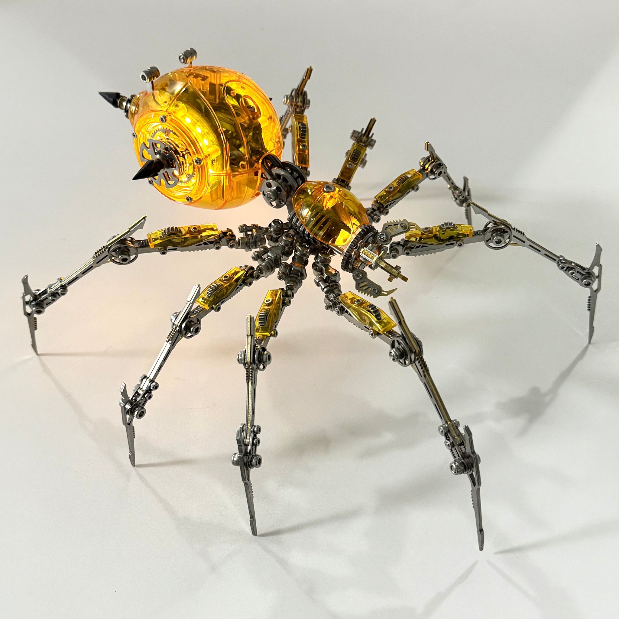 Cyberpunk Mechanical Mecha Battle Spider 3D Model Kit for Adults