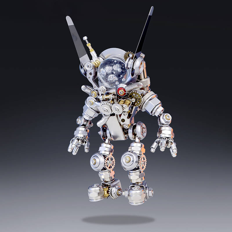 Laden Sie das Bild in Galerie -Viewer, {Cyberpunk Mechanical Space Rabbit Astronaut Metal Puzzle Model

