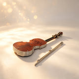 DIY 3D Metal Violin Model Kit Elegant Miniature Violin Puzzle