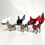 DIY Mechanical Fox Metal Puzzle Model Kit Adjustable Animal Series