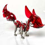 DIY Mechanical Fox Metal Puzzle Model Kit Adjustable Animal Series