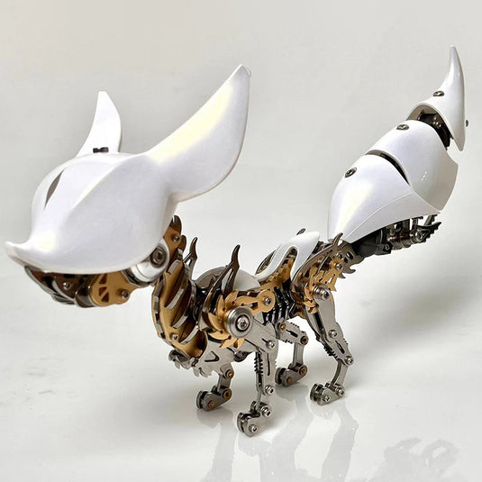 DIY Mechanical Fox Metal Puzzle Model Kit Adjustable Animal Series
