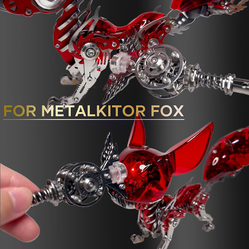 DIY Mechanical Fox Metal Puzzle Model Kit Adjustable Animal Series