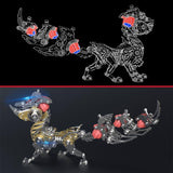 DIY Mechanical Fox Metal Puzzle Model Kit Adjustable Animal Series