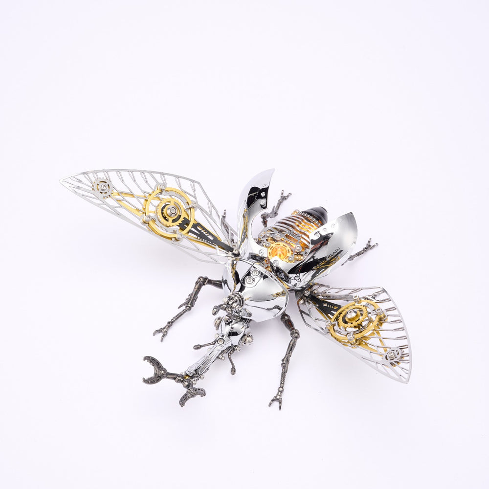 Steampunk Mechanical Stag Beetle 3D Metal Model Kit for Adults and Kids