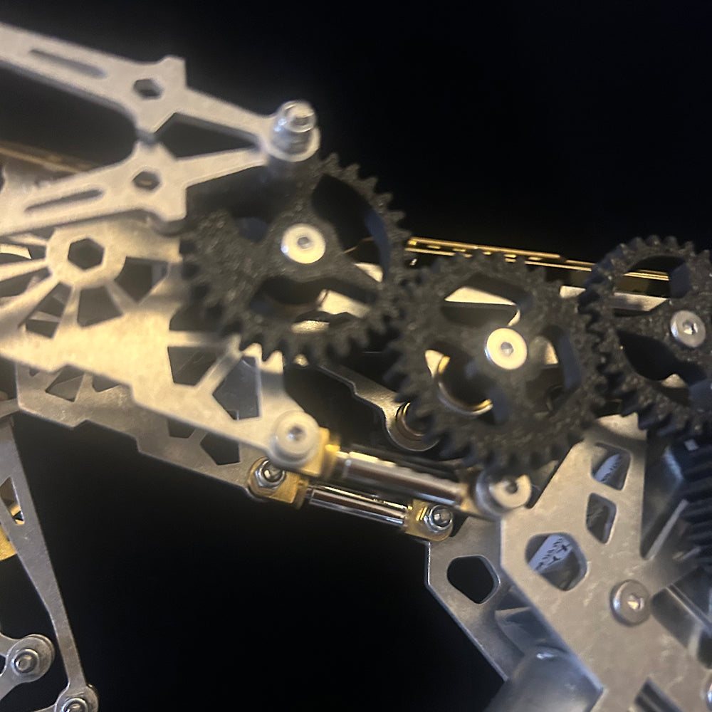 Hunting Dynamic Mechanical Leopard 3D Metal Model Kit for Adults