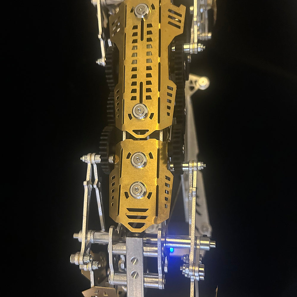 Hunting Dynamic Mechanical Leopard 3D Metal Model Kit for Adults