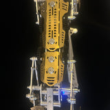 Hunting Dynamic Mechanical Leopard 3D Metal Model Kit for Adults