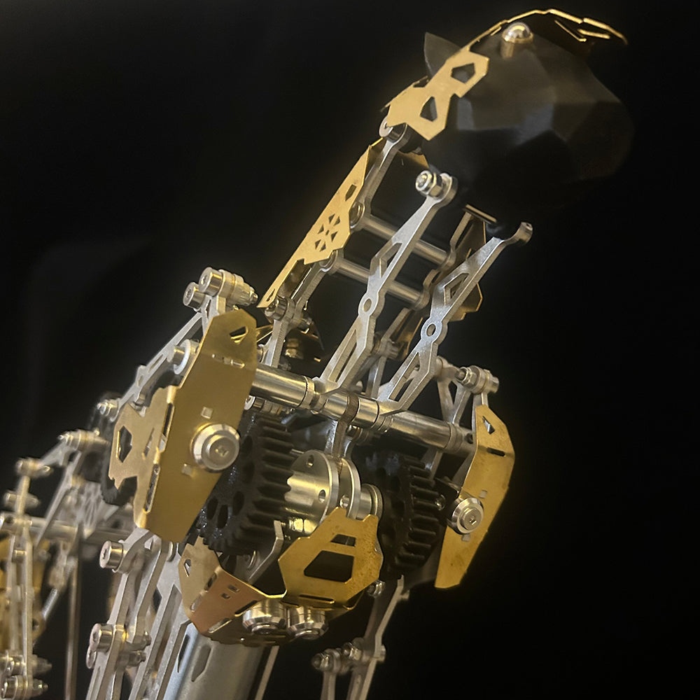 Hunting Dynamic Mechanical Leopard 3D Metal Model Kit for Adults