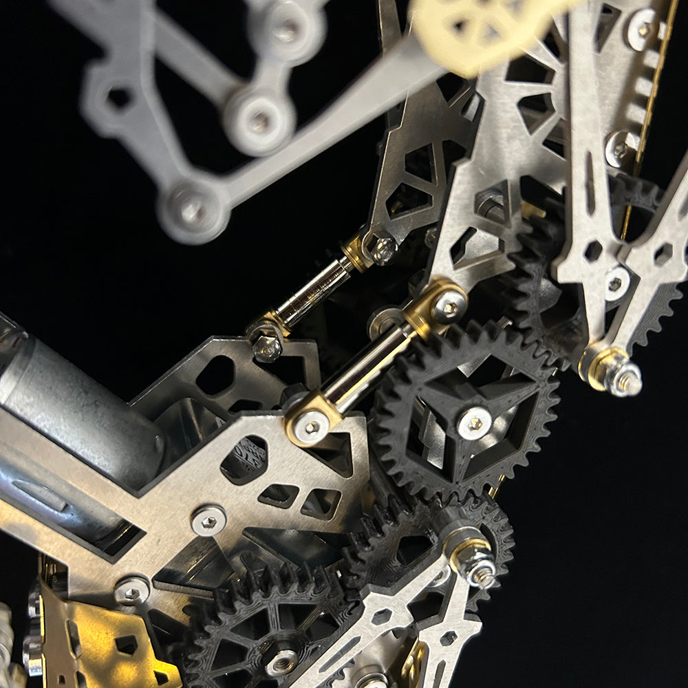 Hunting Dynamic Mechanical Leopard 3D Metal Model Kit for Adults
