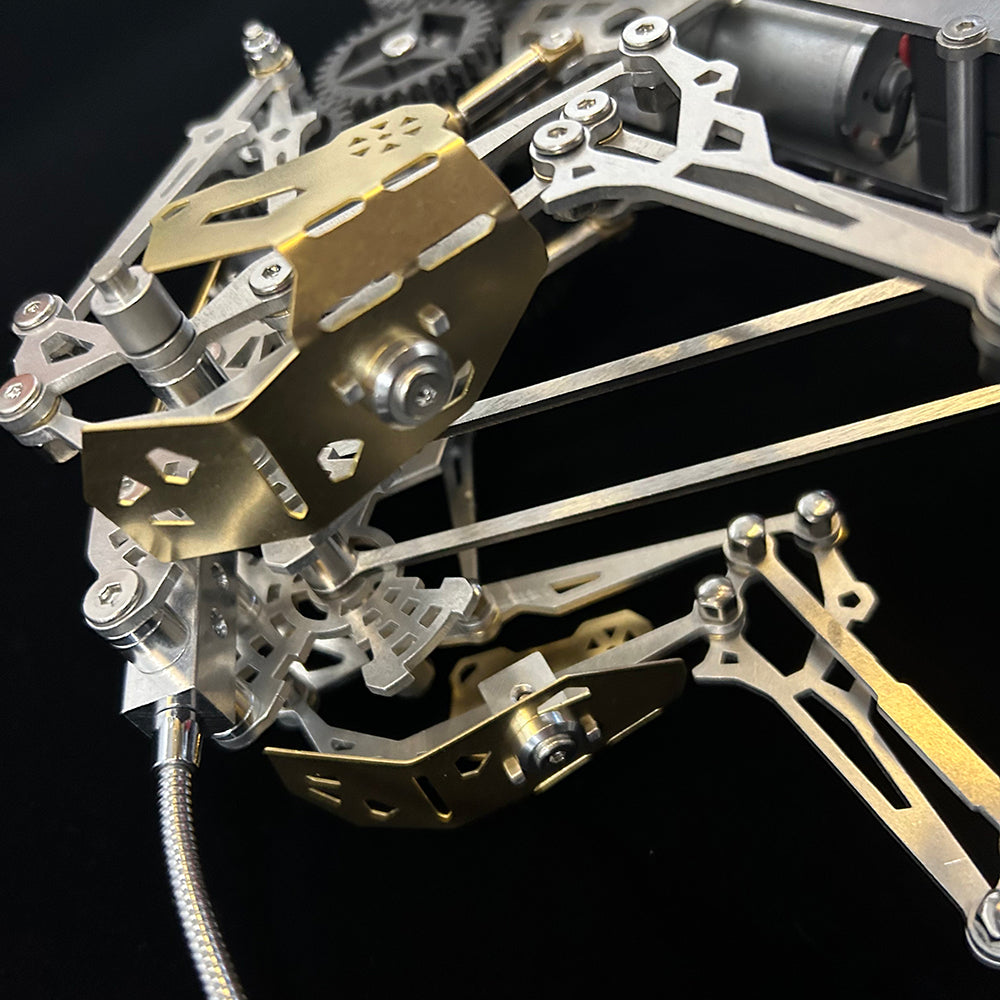 Hunting Dynamic Mechanical Leopard 3D Metal Model Kit for Adults
