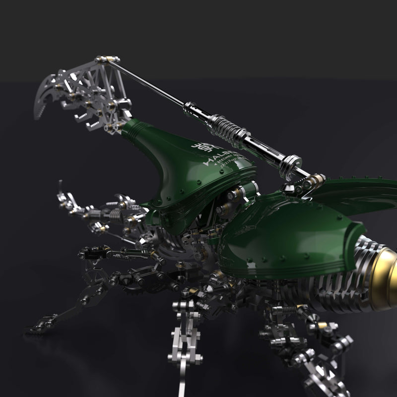 Load image into Gallery viewer, Large beetle Dynastes DIY metal puzzle model kit insect series
